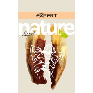 Pet Expert 2ks ucho králiči s kachním masem 10cm dog